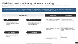 Crowdfunding Campaigns To Raise Funds Blockchain Based Crowdfunding To Invest In Technology Fin SS
