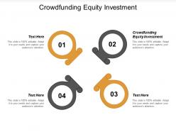 Crowdfunding equity investment ppt powerpoint presentation styles themes cpb