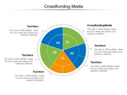 Crowdfunding media ppt powerpoint presentation icon picture cpb