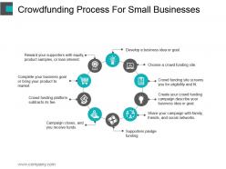 Crowdfunding process for small businesses powerpoint slide rules