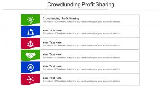 Crowdfunding Profit Sharing Ppt Powerpoint Presentation Portfolio Show Cpb