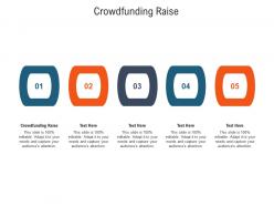Crowdfunding raise ppt powerpoint presentation gallery icon cpb