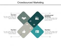 Crowdsourced marketing ppt powerpoint presentation outline graphics pictures cpb