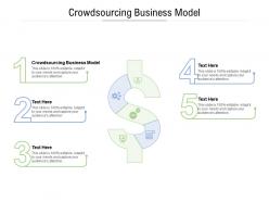 Crowdsourcing business model ppt powerpoint presentation visual aids ideas cpb