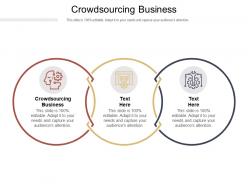 Crowdsourcing business ppt powerpoint presentation styles objects cpb
