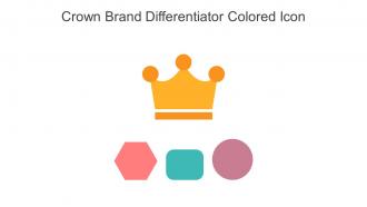 Crown Brand Differentiator Colored Icon In Powerpoint Pptx Png And Editable Eps Format
