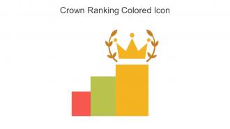 Crown Ranking Colored Icon In Powerpoint Pptx Png And Editable Eps Format