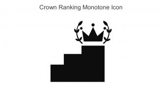 Crown Ranking Monotone Icon In Powerpoint Pptx Png And Editable Eps Format