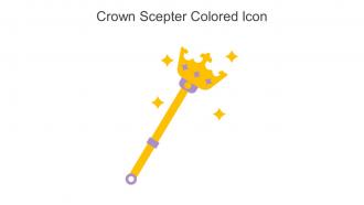 Crown Scepter Colored Icon In Powerpoint Pptx Png And Editable Eps Format