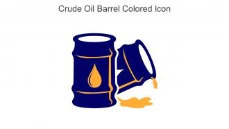 Crude Oil Barrel Colored Icon In Powerpoint Pptx Png And Editable Eps Format