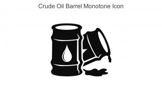 Crude Oil Barrel Monotone Icon In Powerpoint Pptx Png And Editable Eps Format