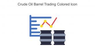 Crude Oil Barrel Trading Colored Icon In Powerpoint Pptx Png And Editable Eps Format