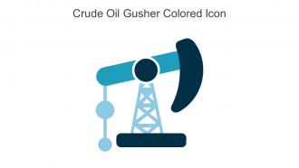 Crude Oil Gusher Colored Icon In Powerpoint Pptx Png And Editable Eps Format