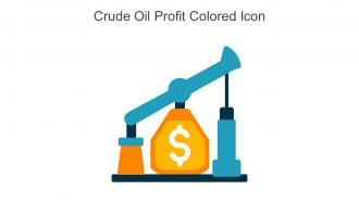 Crude Oil Profit Colored Icon In Powerpoint Pptx Png And Editable Eps Format