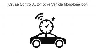 Cruise Control Automotive Vehicle Monotone Icon In Powerpoint Pptx Png And Editable Eps Format