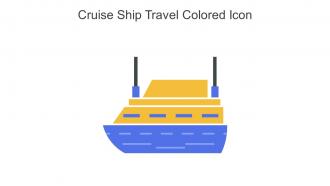 Cruise Ship Travel Colored Icon In Powerpoint Pptx Png And Editable Eps Format