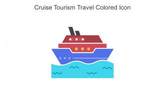 Cruise Tourism Travel Colored Icon In Powerpoint Pptx Png And Editable Eps Format