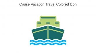 Cruise Vacation Travel Colored Icon In Powerpoint Pptx Png And Editable Eps Format