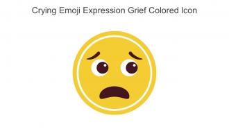 Crying Emoji Expression Grief Colored Icon In Powerpoint Pptx Png And Editable Eps Format