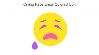 Crying Face Emoji Colored Icon In Powerpoint Pptx Png And Editable Eps Format
