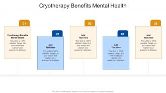 Cryotherapy Benefits Mental Health In Powerpoint And Google Slides Cpb