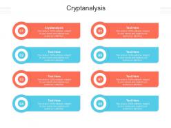Cryptanalysis ppt powerpoint presentation styles example cpb