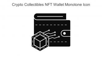 Crypto Collectibles NFT Wallet Monotone Icon In Powerpoint Pptx Png And Editable Eps Format