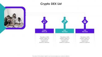 Crypto Dex List In Powerpoint And Google Slides Cpb