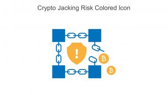 Crypto Jacking Risk Colored Icon In Powerpoint Pptx Png And Editable Eps Format