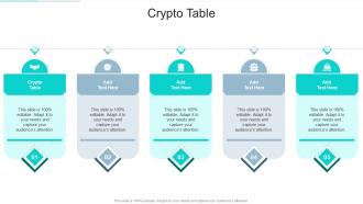 Crypto Table In Powerpoint And Google Slides Cpb