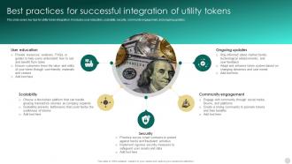 Crypto Tokens Unlocking Best Practices For Successful Integration Of Utility Tokens BCT SS