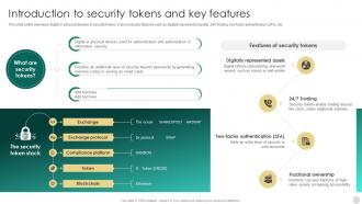 Crypto Tokens Unlocking Introduction To Security Tokens And Key Features BCT SS