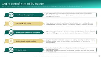 Crypto Tokens Unlocking Major Benefits Of Utility Tokens BCT SS