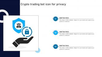 Crypto Trading Bot Icon For Privacy