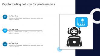 Crypto Trading Bot Icon For Professionals