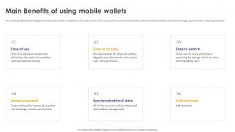 Crypto Wallets Types And Applications Main Benefits Of Using Mobile Wallets
