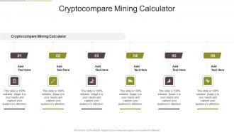 Cryptocompare Mining Calculator In Powerpoint And Google Slides Cpb