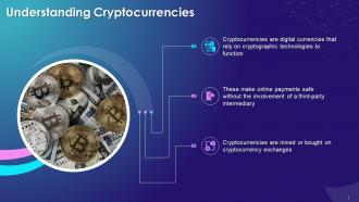 Cryptocurrencies Based On Cryptographic Technology Training Ppt