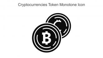 Cryptocurrencies Token Monotone Icon In Powerpoint Pptx Png And Editable Eps Format