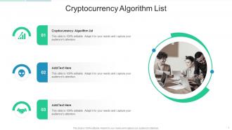 Cryptocurrency Algorithm List In Powerpoint And Google Slides Cpb