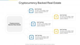 Cryptocurrency Backed Real Estate In Powerpoint And Google Slides Cpb