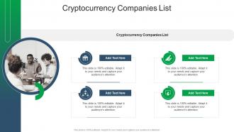 Cryptocurrency Companies List In Powerpoint And Google Slides Cpb