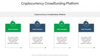 Cryptocurrency Crowdfunding Platform In Powerpoint And Google Slides Cpb