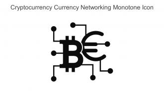 Cryptocurrency Currency Networking Monotone Icon In Powerpoint Pptx Png And Editable Eps Format