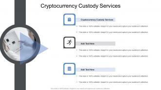 Cryptocurrency Custody Services In Powerpoint And Google Slides Cpb