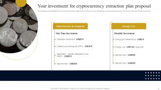 Cryptocurrency Extraction Plan Proposal Powerpoint Presentation Slides Slides Good