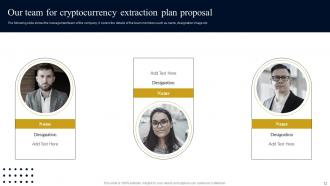 Cryptocurrency Extraction Plan Proposal Powerpoint Presentation Slides Image Good