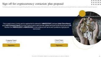 Cryptocurrency Extraction Plan Proposal Powerpoint Presentation Slides Downloadable Good