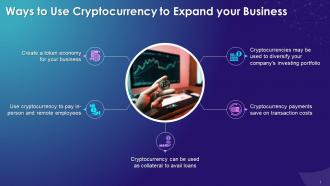 Cryptocurrency For Expanding Business Training Ppt