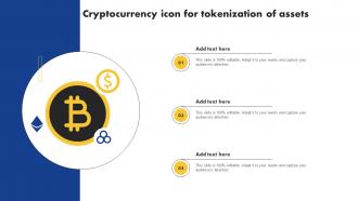 Cryptocurrency Icon For Tokenization Of Assets